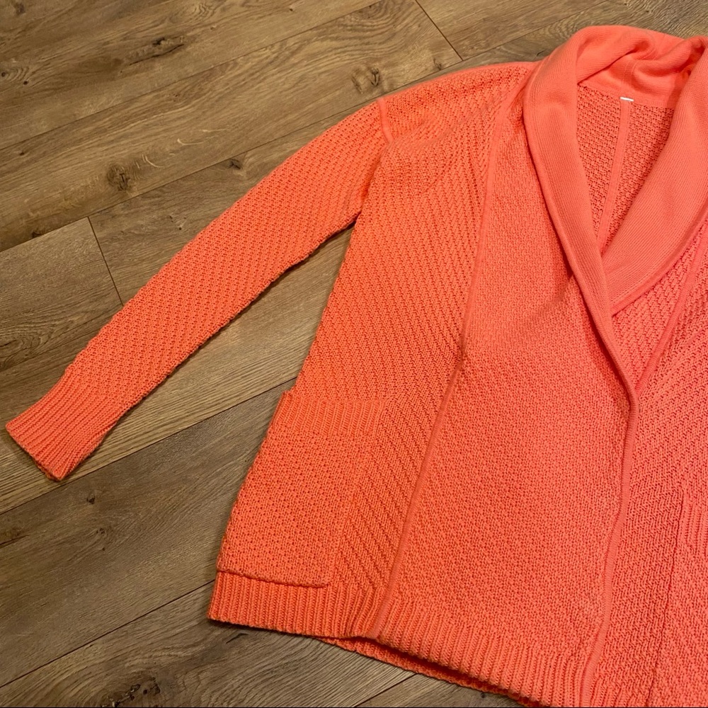 lululemon athletica Post Practice Peach Women's Cardigan Size 6 - Picture 5 of 12